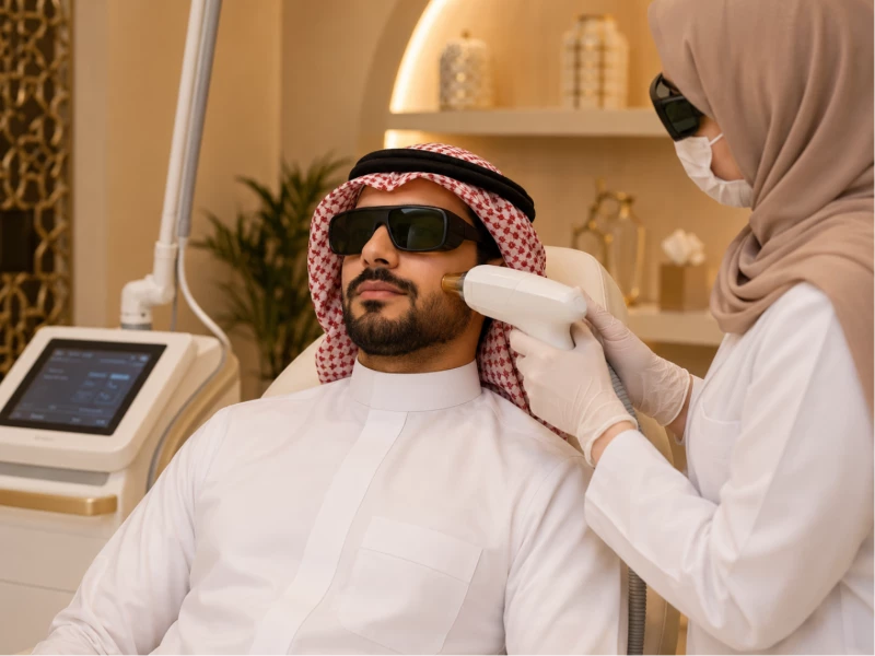لماذا أصبح ليزر الرجال من أكثر خدمات العناية الشخصية طلبًا في السعودية؟